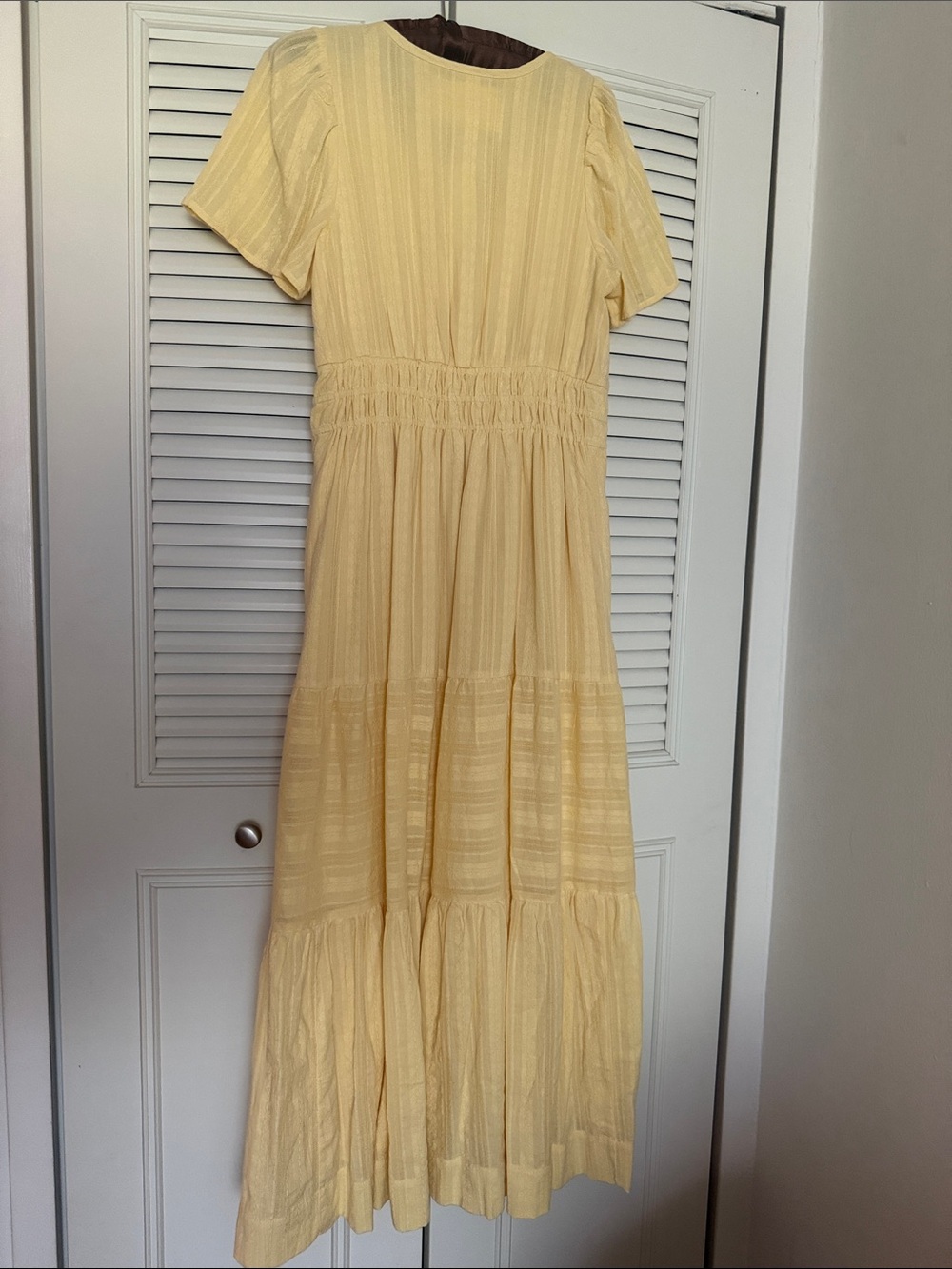 Anthropologie Somerset Maxi Dress in Canary - Picture 4 of 6